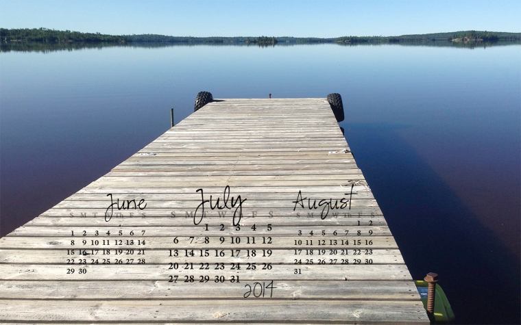 free desktop calendar July 2014_1440x900