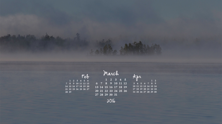 free desktop calendar march 2016_1600x900